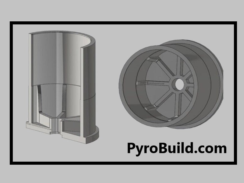 10pc 37mm Launcher Casing Hulls - PyroBuild.com