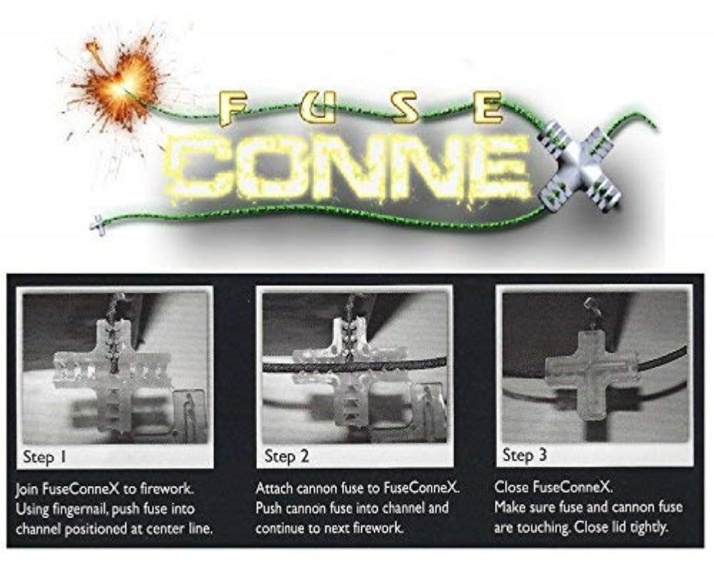 Fireworks Safety Fuse Connectors