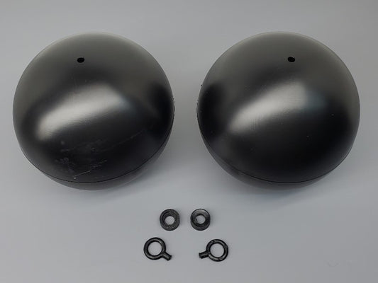 2pc 6" Plastic Ball Shells - PyroBuild.com