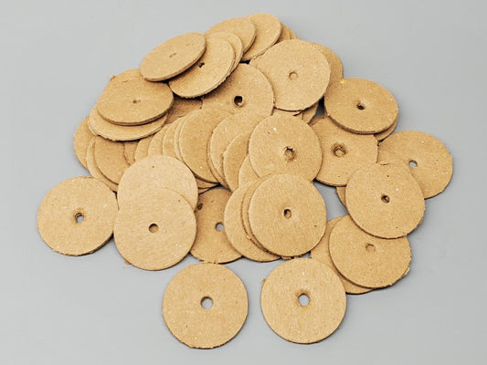 100pc 1" Paper Discs With .125" Hole - PyroBuild.com