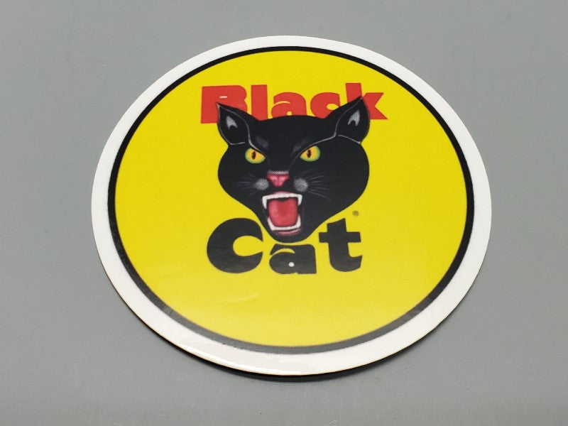 Black Cat Sticker - PyroBuild.com
