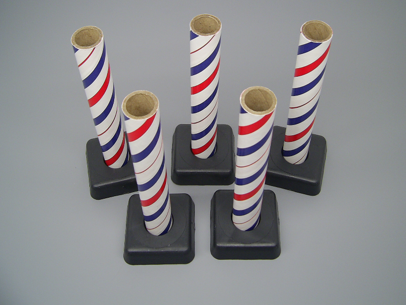5pc Mini Mortar / Launch Tubes 3/4" x 6" - PyroBuild.com