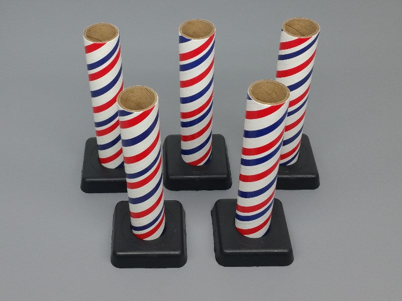 5pc Mini Mortar / Launch Tubes 1-1/4" x 6" - PyroBuild.com