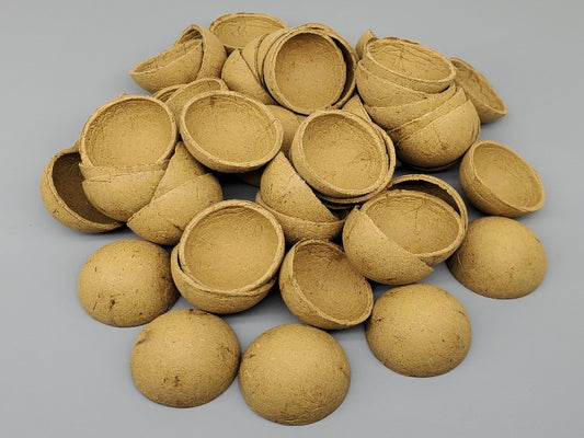 25pc 1-1/2" Paper Ball Shells (25 Sets) - PyroBuild.com