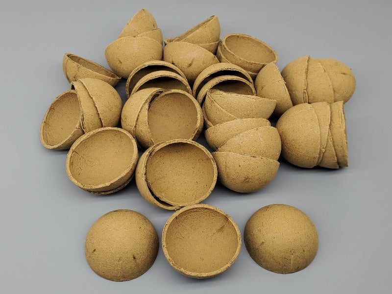20pc 2" Paper Ball Shells (20 Sets) - PyroBuild.com