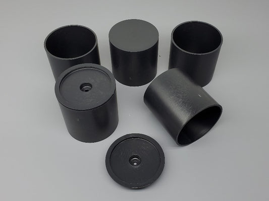 5pc 3" Plastic Cans - PyroBuild.com