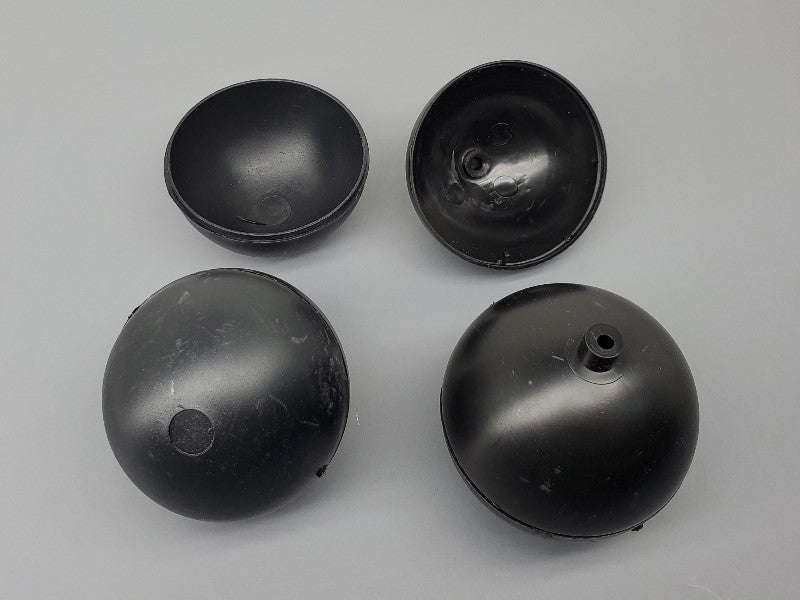 10pc 2-1/2" Plastic Ball Shells - PyroBuild.com