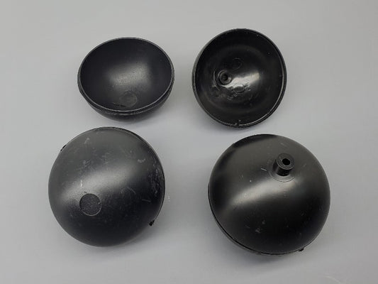10pc 2-1/2" Plastic Ball Shells - PyroBuild.com