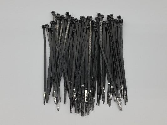 100pc 7" Black Zip Ties - PyroBuild.com