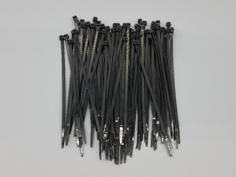 100pc 10" Black Zip Ties - PyroBuild.com