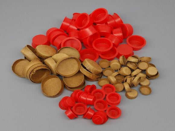We carry a full line of quality firework plugs, caps, and discs. 