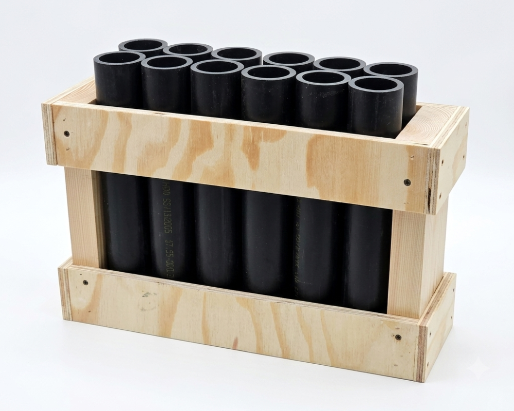 12 Shot HDPE Firework Mortar Rack – PyroBuild.com