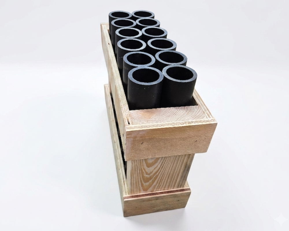 12 Shot HDPE Firework Mortar Rack