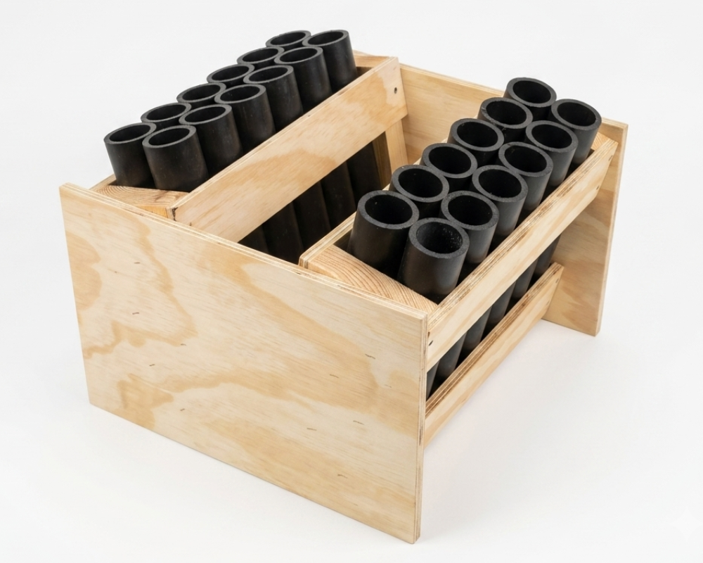 24 Shot HDPE Firework Mortar Rack