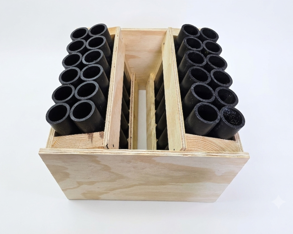 24 Shot HDPE Firework Mortar Rack