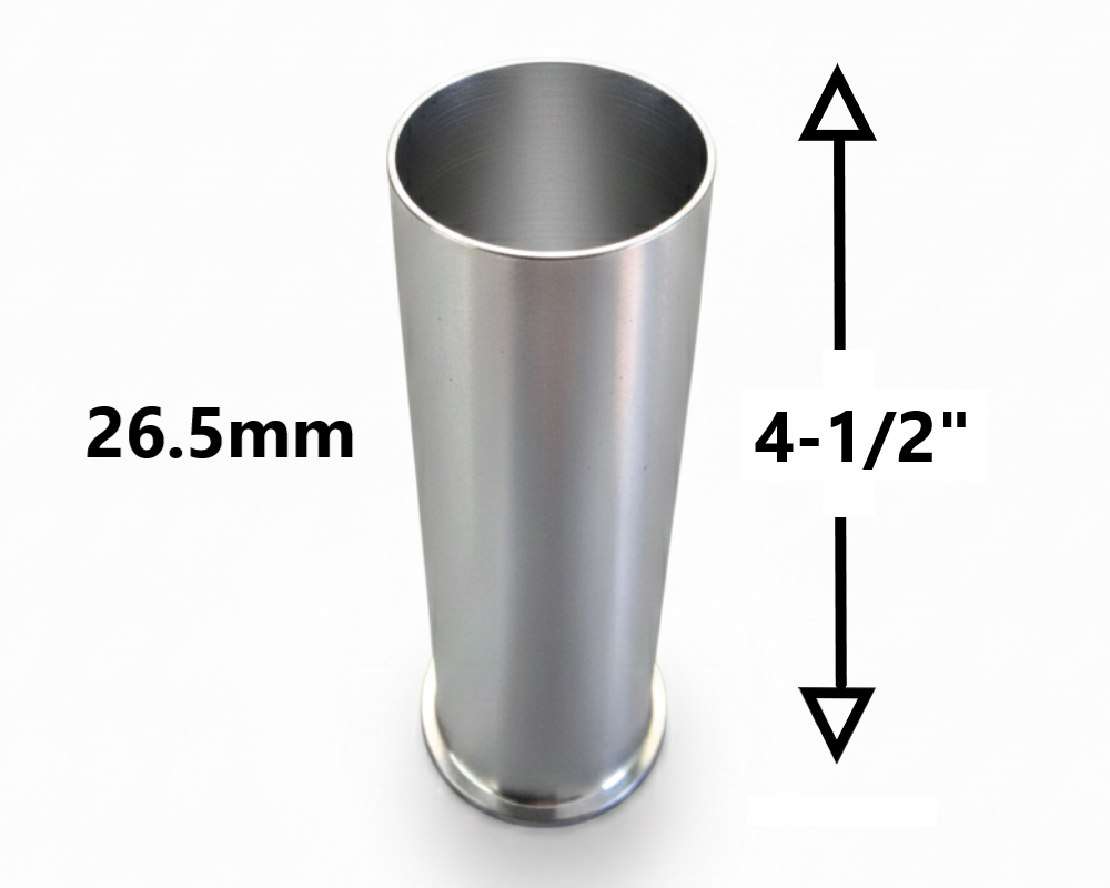 26.5mm Launcher Casing Hull Aluminum 4-1/2" Diagram.