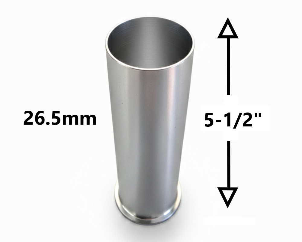 26.5mm Launcher Casing Hull Aluminum 5-1/2" Diagram.