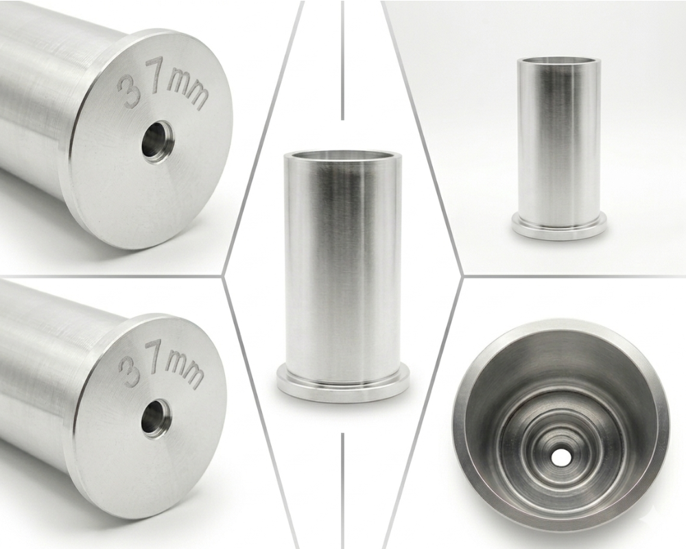 Aluminum 37mm 3" Launcher Casing Hull
