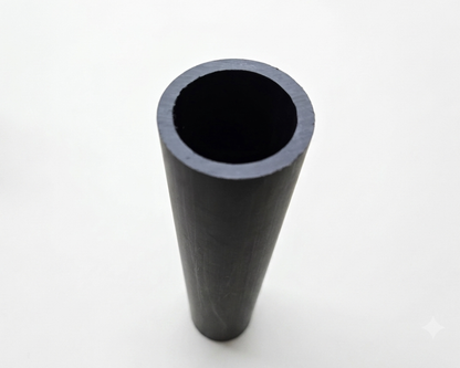 1.91" x 12" Black HDPE Firework Mortar Tube