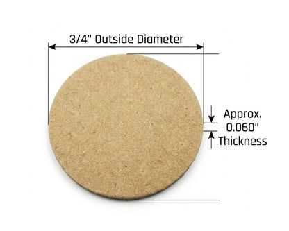100pc 3/4" Paper Discs