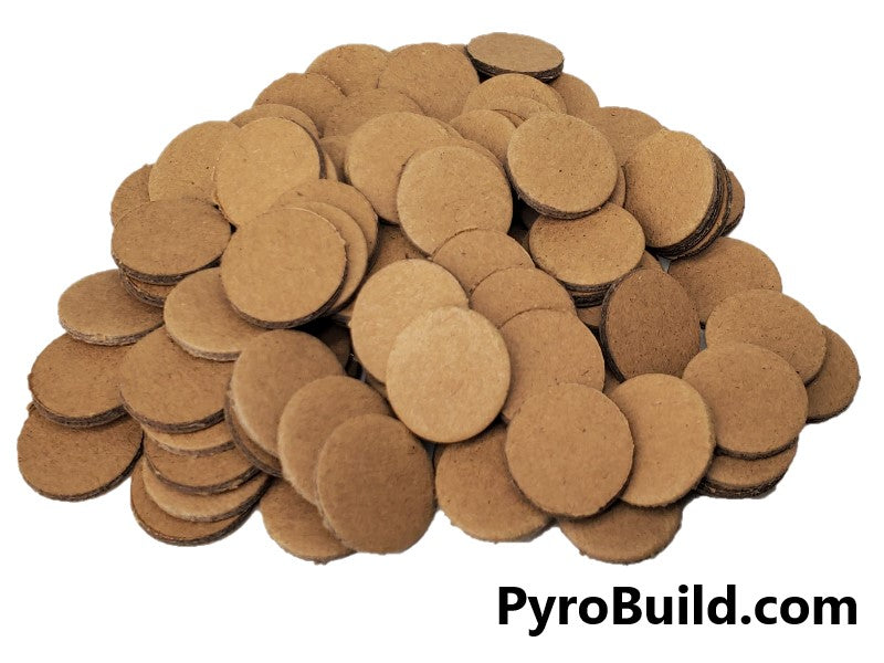 100pc 23/32" Paper Discs (Fits our 26.5mm Tubes)