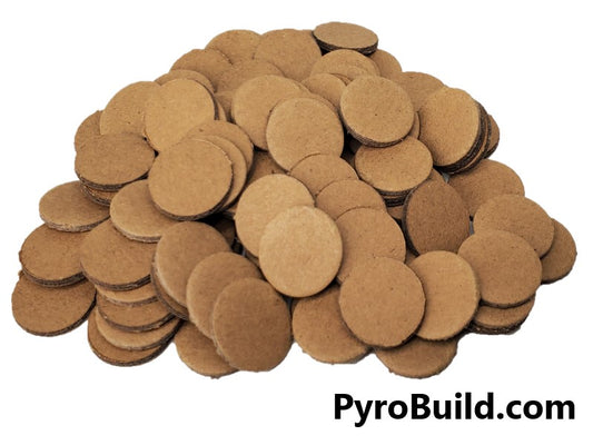 100pc 23/32" Paper Discs (Fits our 26.5mm Tubes) - PyroBuild.com