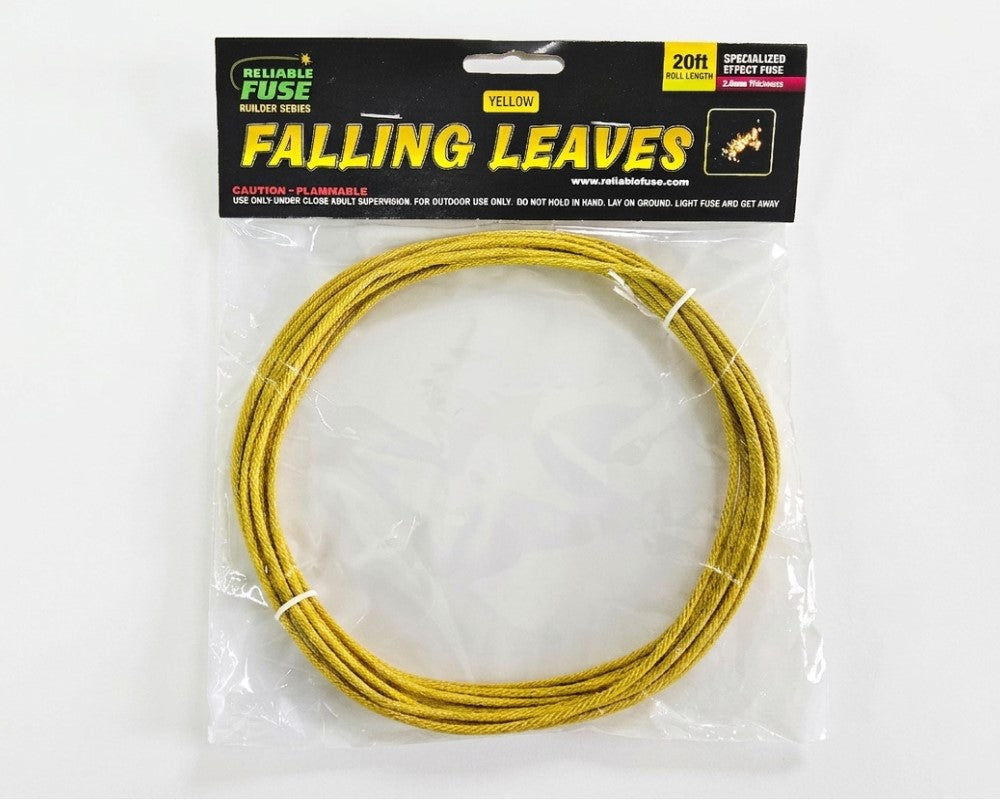 Yellow 2.6mm Falling Leaves Effects Fuse
