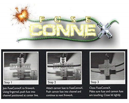 Fireworks Safety Fuse Connectors