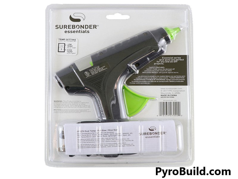 Hot Glue Gun Dual Temperature 7/16" 40 Watts - PyroBuild.com