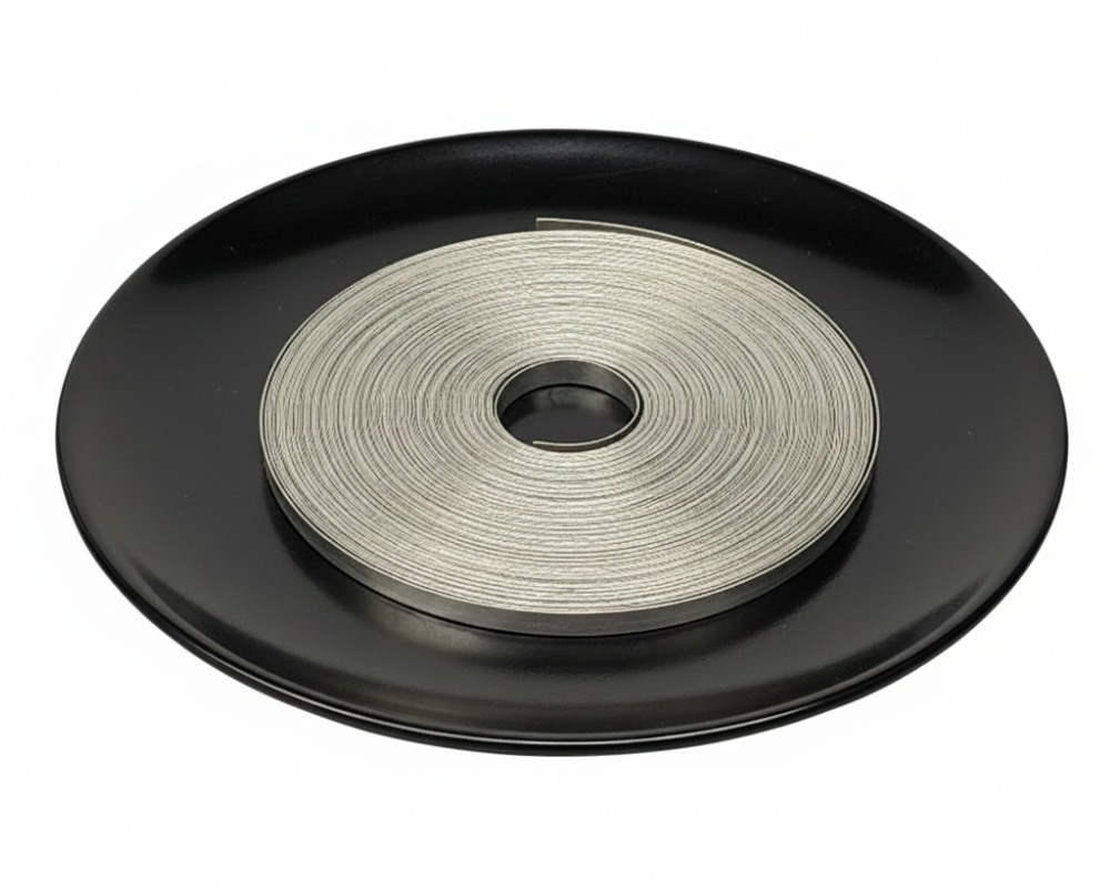 Magnesium Ribbon 75-Ft on a black plate