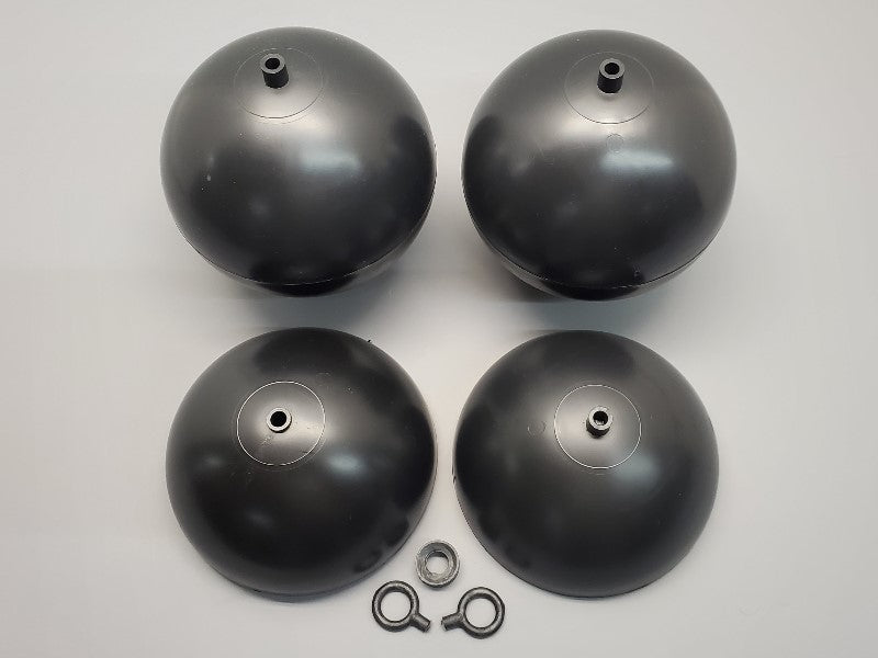 3pc 5" Plastic Ball Shells