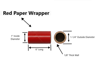 10pc Tube 1" x 6" x 1/8" (37mm, Thick Wall)