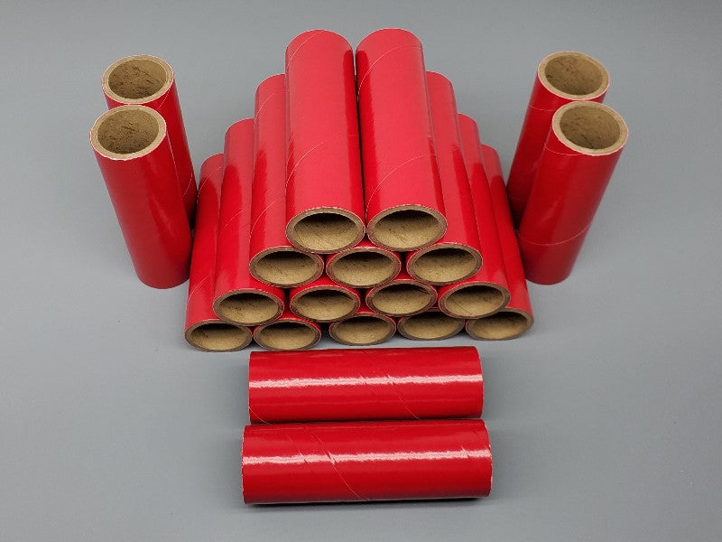 Red Tube 1" x 4" x 1/8" (37mm) Thick Wall