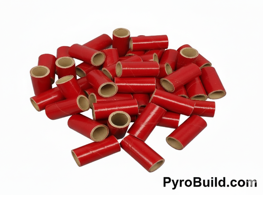 3 Craft Paper Fireworks Tubes (2" X 4.5") + 6 Free Plugs - For Pyrotechnics