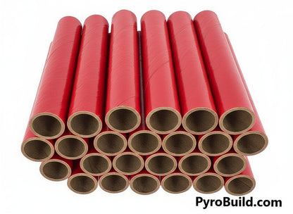  Red Tubes 23/32" x 5" x 3/32" (26.5mm)