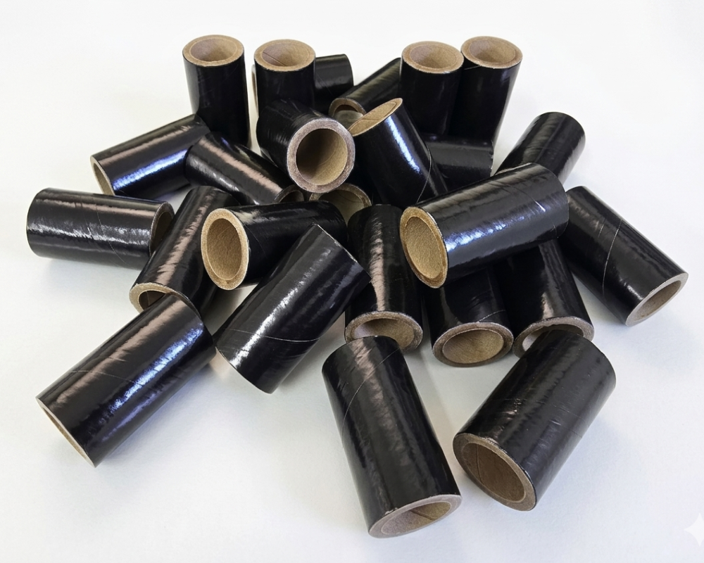 25pc Black Tube 1" x 2-1/2" x 3/16"