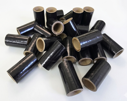 25pc Black Tube 1" x 2-1/2" x 3/16"