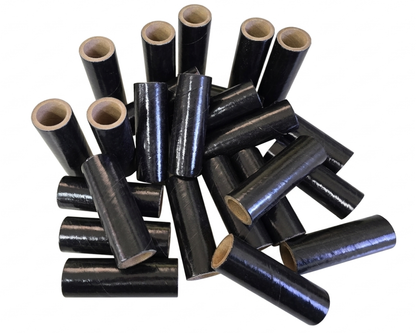 25pc Black Tube 1" x 4" x 3/16"