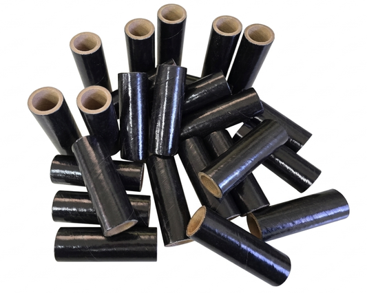 25pc Black Tube 1" x 4" x 3/16"