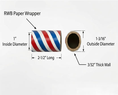 25pc Tube 1" x 2-1/2" x 3/32"