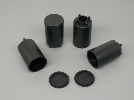 10pc 1-1/8" Plastic Can Bombette Shell - PyroBuild.com