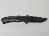 4.75" Spring Assisted Drop Point USA Flag Knife