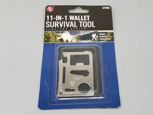 11-In-1 Wallet Survival Tool