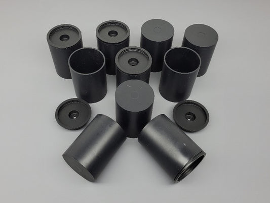 10pc 2" Plastic Cans - PyroBuild.com