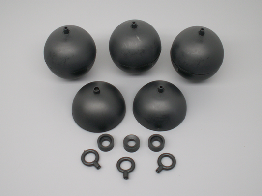 10pc 3" Plastic Ball Shells - PyroBuild.com