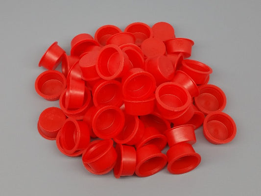Red Plastic Plugs 3/4"