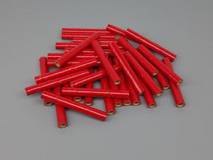 Red Bottle Rocket Tubes 1/4" x 2-1/2" x 1/16"