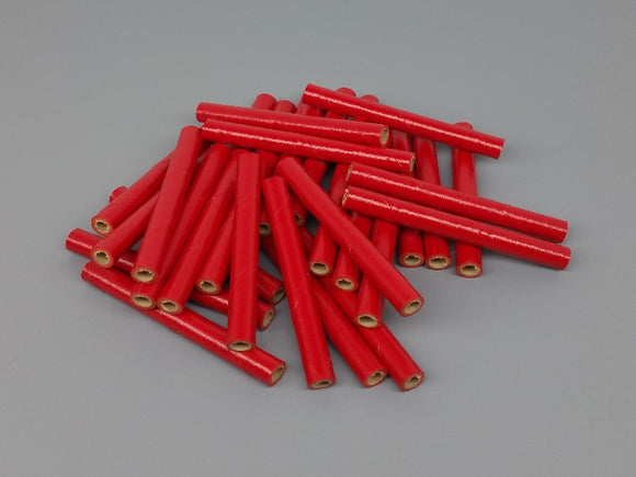 Red Bottle Rocket Tubes 1/4